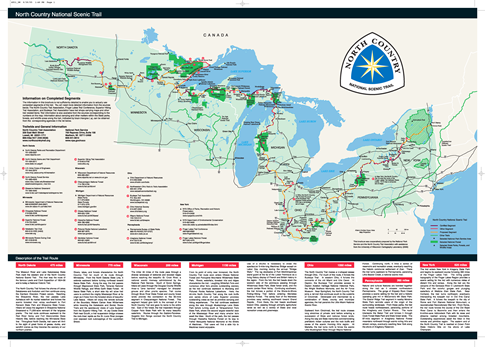 North Country Trail Brochure Front
