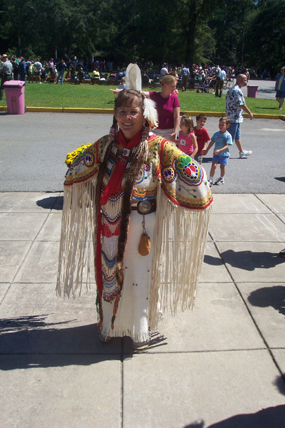 Native American Dancer Bobbie Orr at the 2005 Ocmulgee Indian Celebration