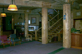 The lobby of the Chateau.