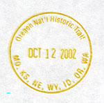 Photo image of NPS Passport cancellation stamp.