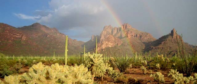 A Rain Shower Over Grass Canyon