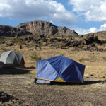 Tents at Whitmore Point