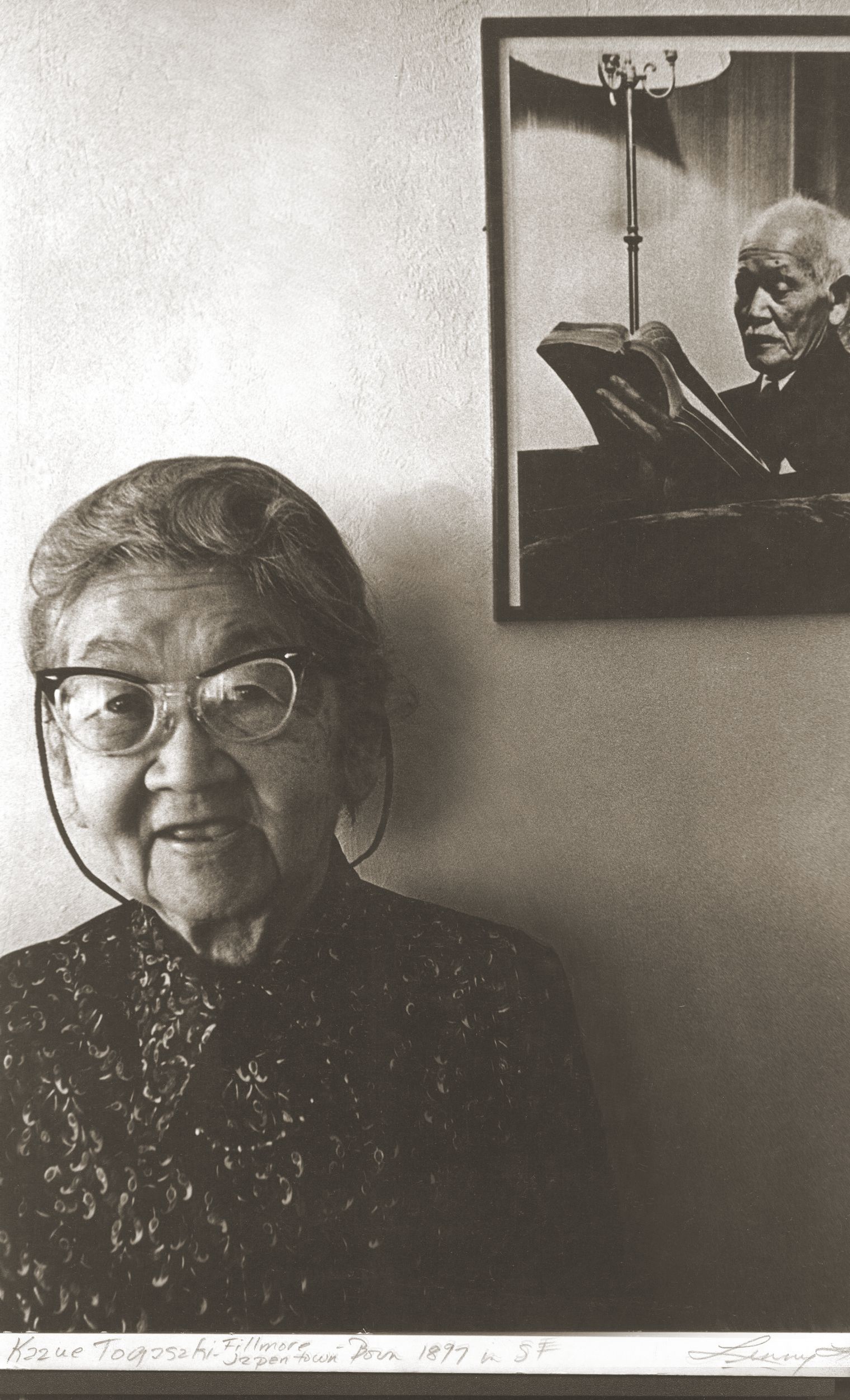 Portrait of Kazue Togasak in her home, 1978