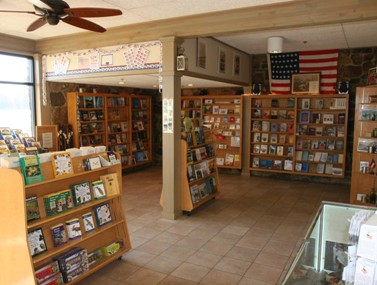 Eastern National Bookstore in the Pea Ridge National Military Park Visitors Center