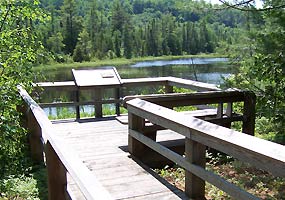 The Sand Point Marsh Trail is a half-mile long disabled accessible nature trail.