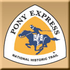 Logo for the Pony Express National Historic Trail and Auto Tour Route.