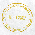 Photo image of the NPS Passport cancellation stamp.