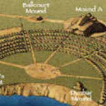 Poverty Point site map drawing