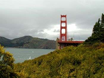 A storm over the Marin Headlands