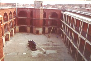 Interior of Fort Point