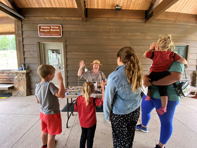 Junior Rangers at Hidden Valley