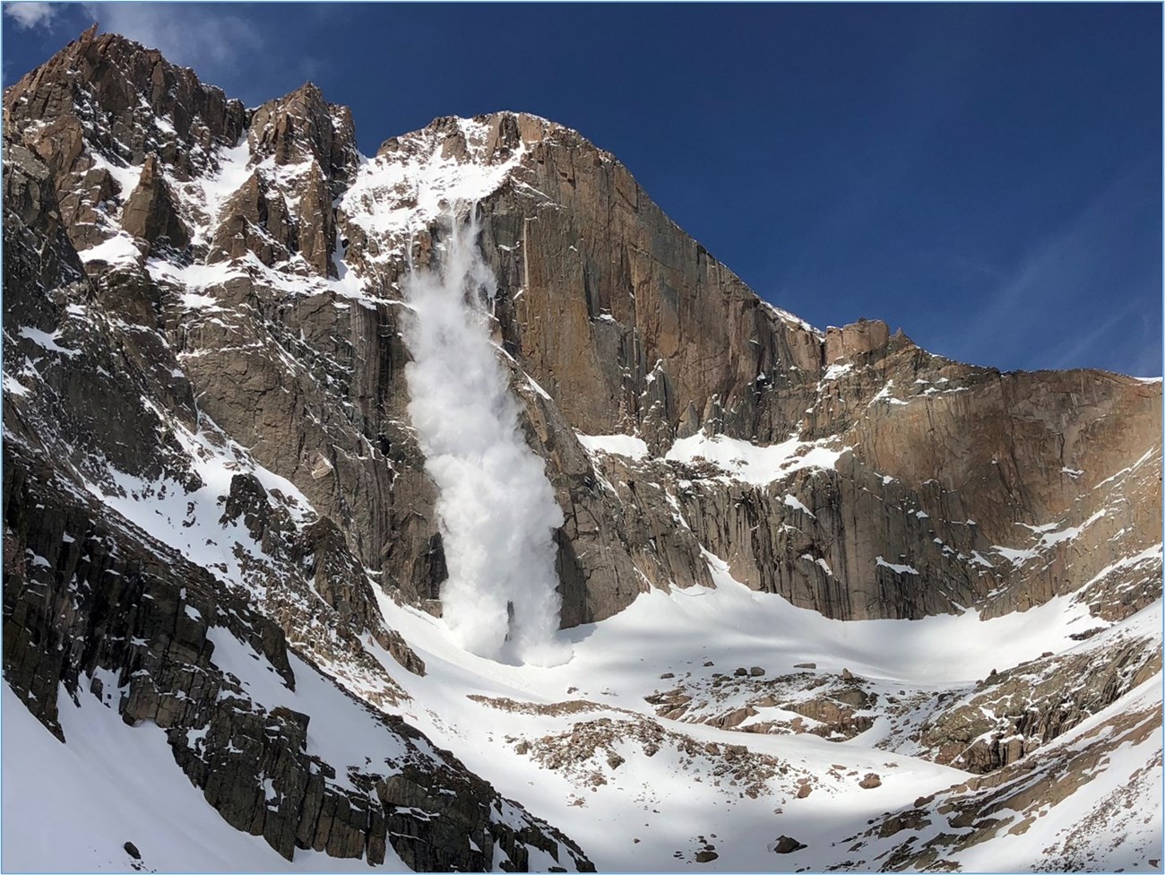 Avalanche on Upper Kieners