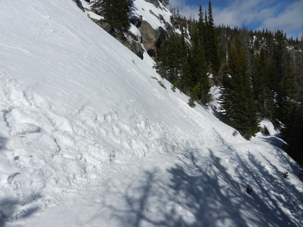 Trail to Dream Lake Before Nymph Overlook