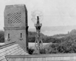 Windmill seen from the roof of the Roosevelt Home in 1906.