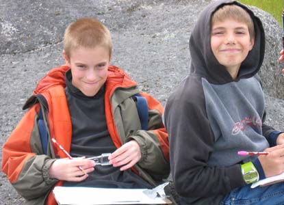 Boys at field day
