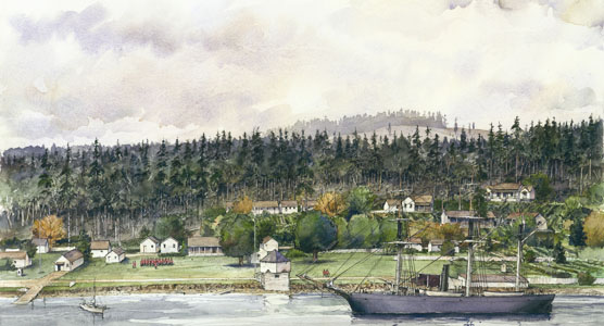 English Camp painting