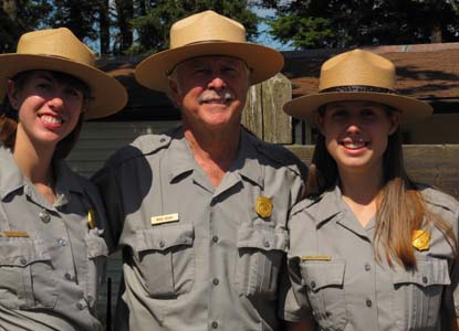Park Rangers at American Camp.
