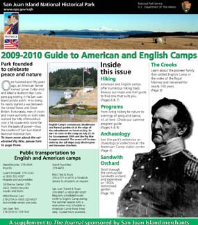 2009-2010 park news paper, page one