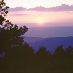 A Shenandoah sunset paints layers of colors across the Blue Ridge.