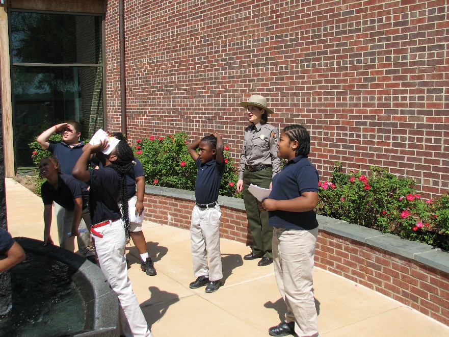 Students at Corinth Civil War Interpretive Center