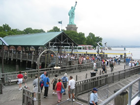Ferry Dock at Liberty Island