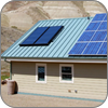 Solar panels on roof in John Day Fossil Beds