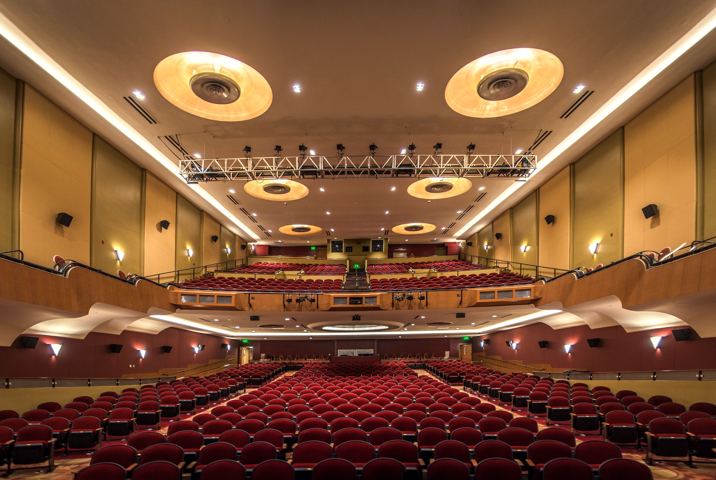 Looking toward the house from the stage of the Robinson Theater, Clarksburg, West Virginia