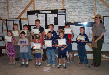 Junior Rangers at the Preserve
