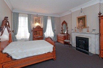 The master bedroom at Theodore Roosevelt Birthplace.