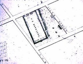 Map of the Buffalo Barracks