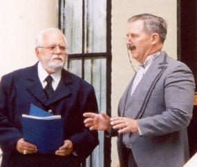 A re-enactor portrays Theodore Roosevelt.