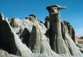 erosional features