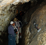 Walking through the caves