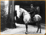 Booker T. Washington on horse Dexter