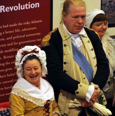 Actors portray George and Martha Washington at Valley Forge NHP President's Day Weekend celebrations