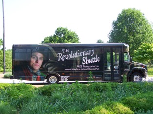 The right side of the Revolutionary Shuttle