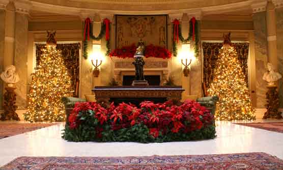 Main Entrance Hall Decorated for Christmas 2006