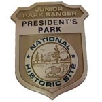 President's Park Junior Ranger Badge