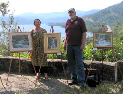 Artists Diana Troxell & Bruce Davidson displaying artwork at Visitor Center Artists Diana Troxell & Bruce Davidson displaying artwork at Visitor Center