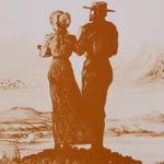 Drawing of Narcissa and Marcus Whitman