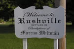 welcome sign at edge of town