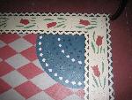 M'Clintock House Parlor Floorcloth detail