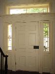 M'Clintock House Front Door from the inside