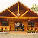 The Slana Ranger Station is located at the beginning of the Nabesna Road.