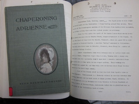 Cover of Alice Harriman-Browne’s book, “Chaperoning Adrienne