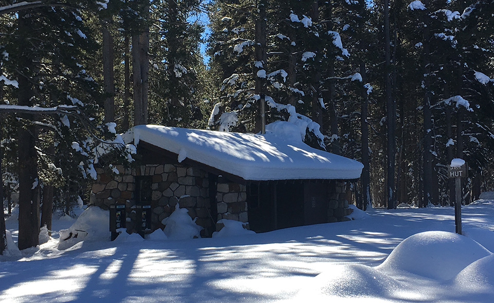Tuolumne Meadows Ski Hut on December 13, 2018