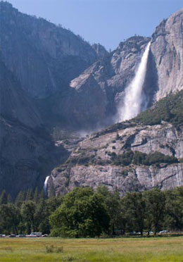 Yosemite Falls and Cook's Meadow