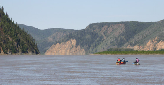 The Yukon river affords visitors many recreational opportunities.