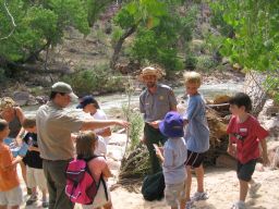 Junior Rangers having fun!