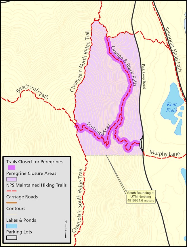 Map of Precipice Closure